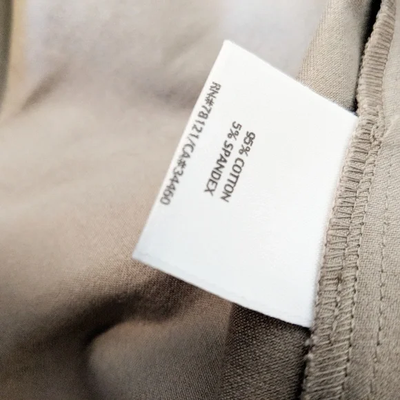 Eileen Fisher Beige Cotton Snap Utility Jacket Size Medium - Picture 5 of 5